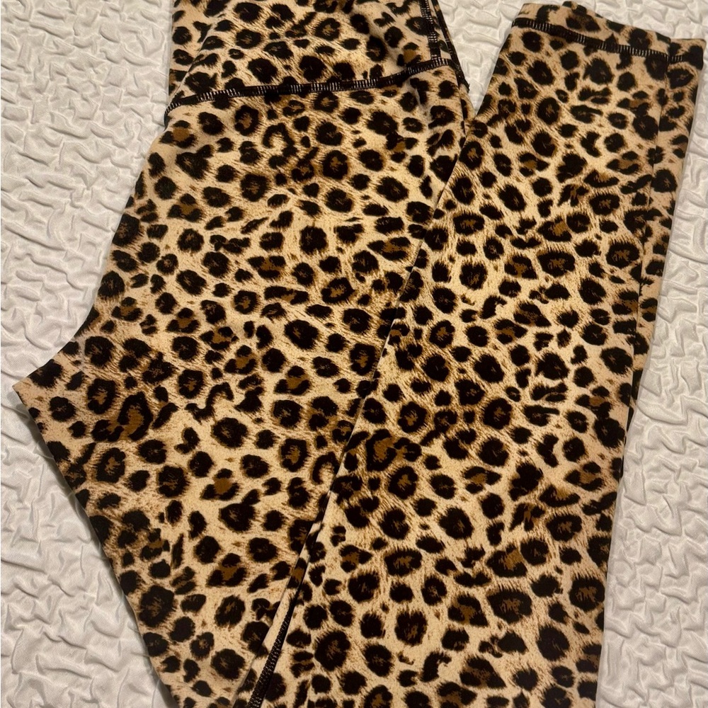 Leopard Print Pants Size S.